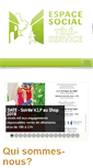 Mobile Screenshot of espacesocial.be